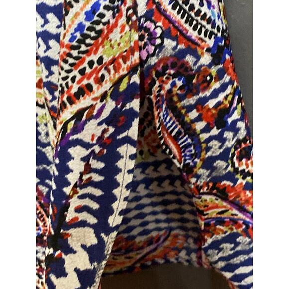 FIGUEROA & FLOWER WO SIZE MEDIUM MULTICOLOR PAISLEY‎ PRINT MIDI DRESS/ TUNIC - Picture 13 of 13